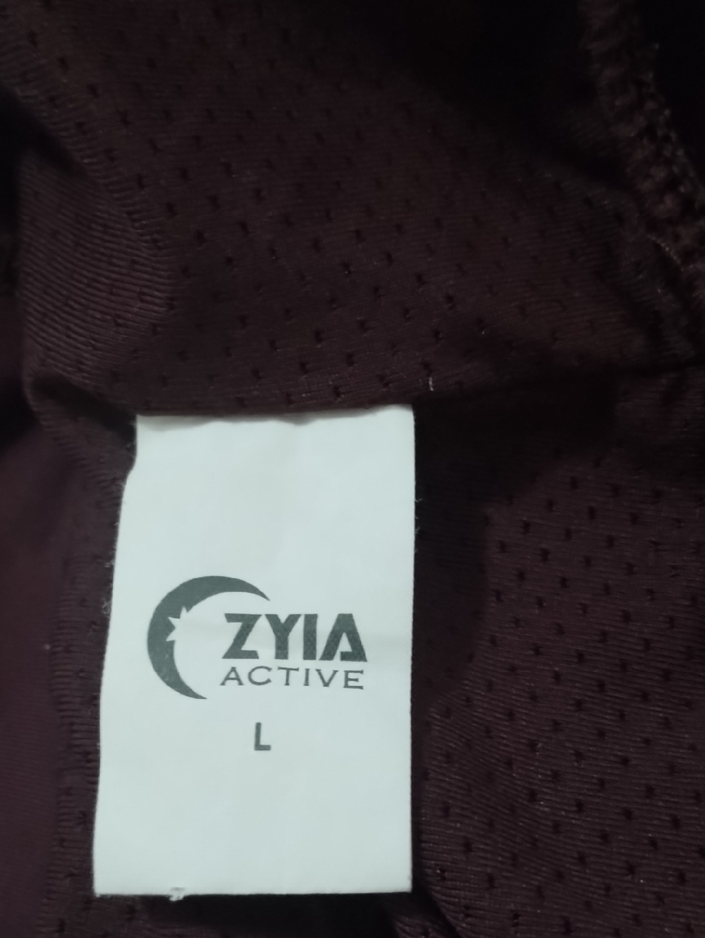 Women's Burgundy Active Shorts - Picture 5 of 6